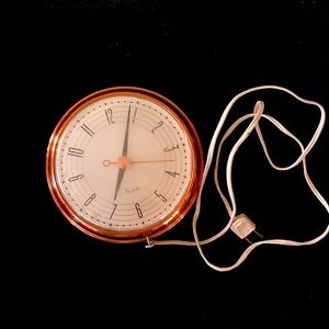 Copper Westclox Wall Clock